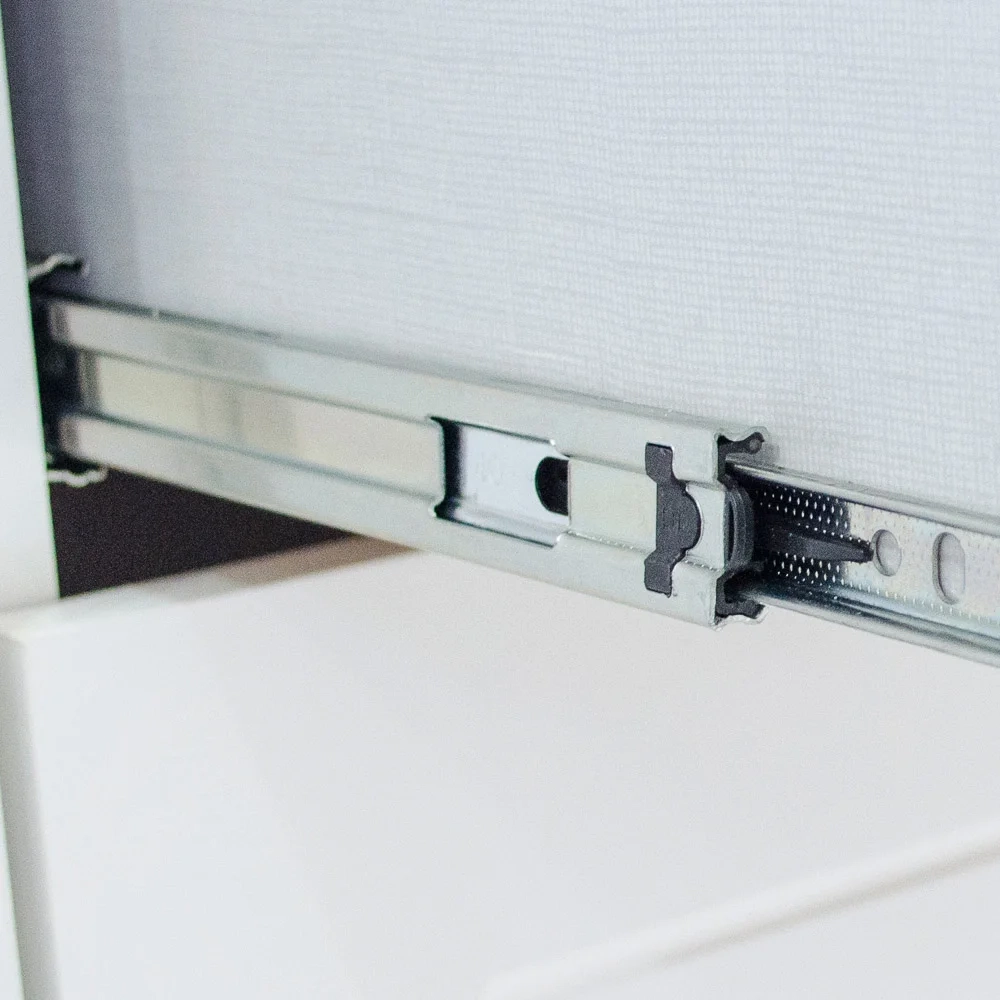 Balcão Gabinete Para Pia 120cm 3 Portas 2 Gavetas sem Tampo 100% MDF Americana Branco - Henn