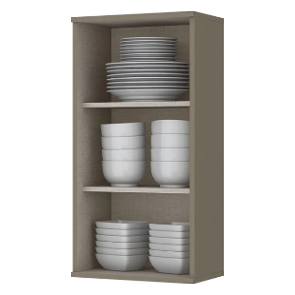 Armário Aéreo 40cm 1 Porta 100% MDF Connect Duna/Cristal - Henn