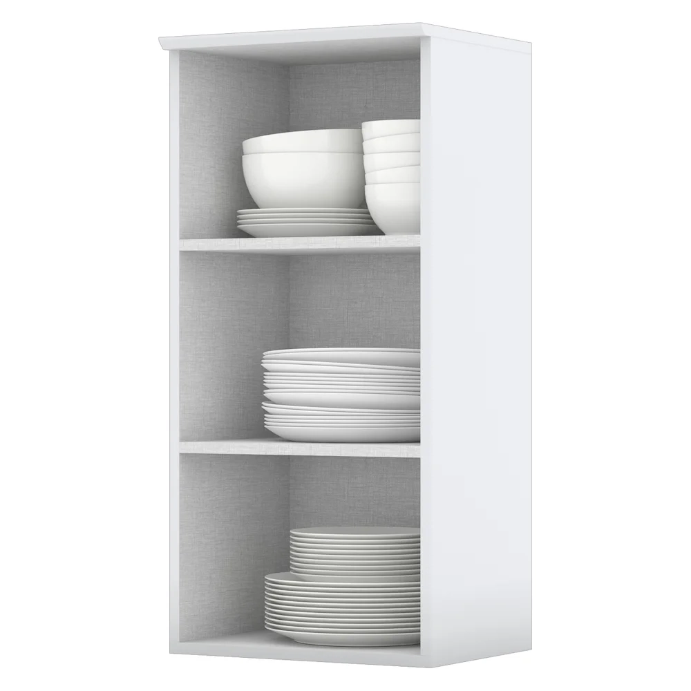 Armário Aéreo 40cm 1 Porta 100% MDF Americana Branco HP - Henn