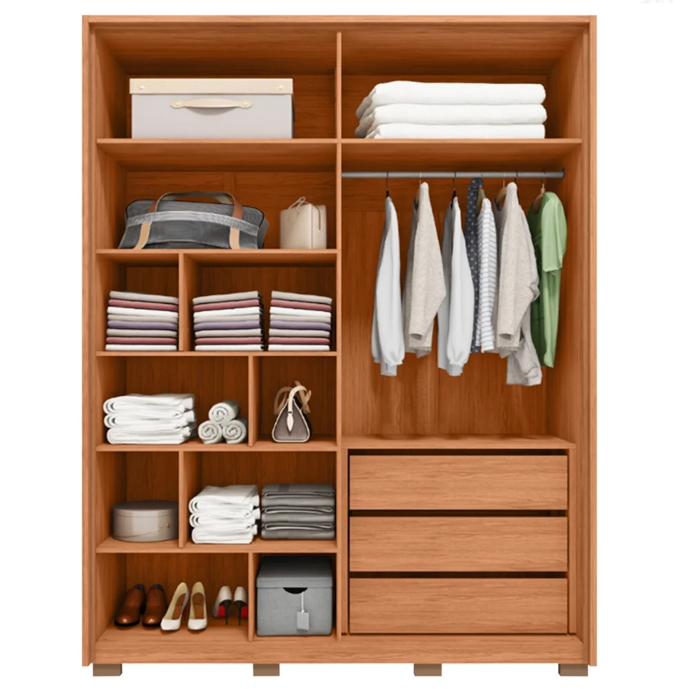 Guarda Roupa Casal 179cm Com Espelho Sabin Freijó/Off C01 - Mpozenato