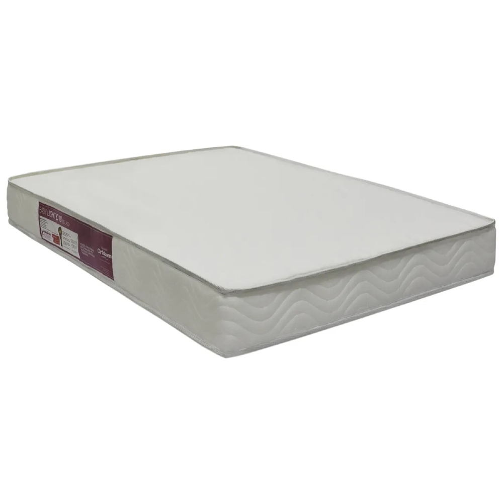 Colchão Berço Americano Baby Light Bordado D18 70x130x12cm   - Ortobom