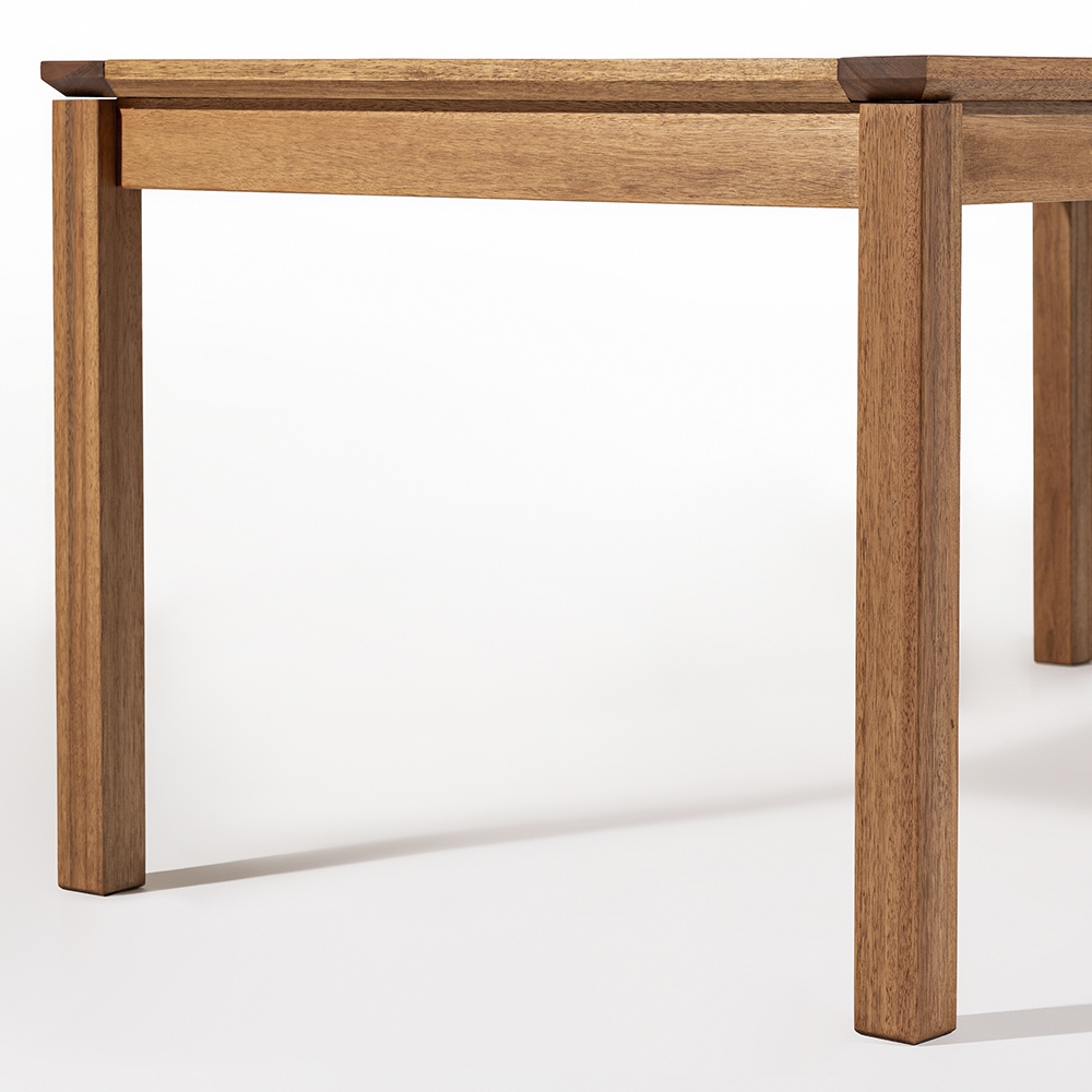 Mesa Madeira 6 Lugares 180cm Área Gourmet Tenza Jatobá/Ocre C17 - Mpozenato