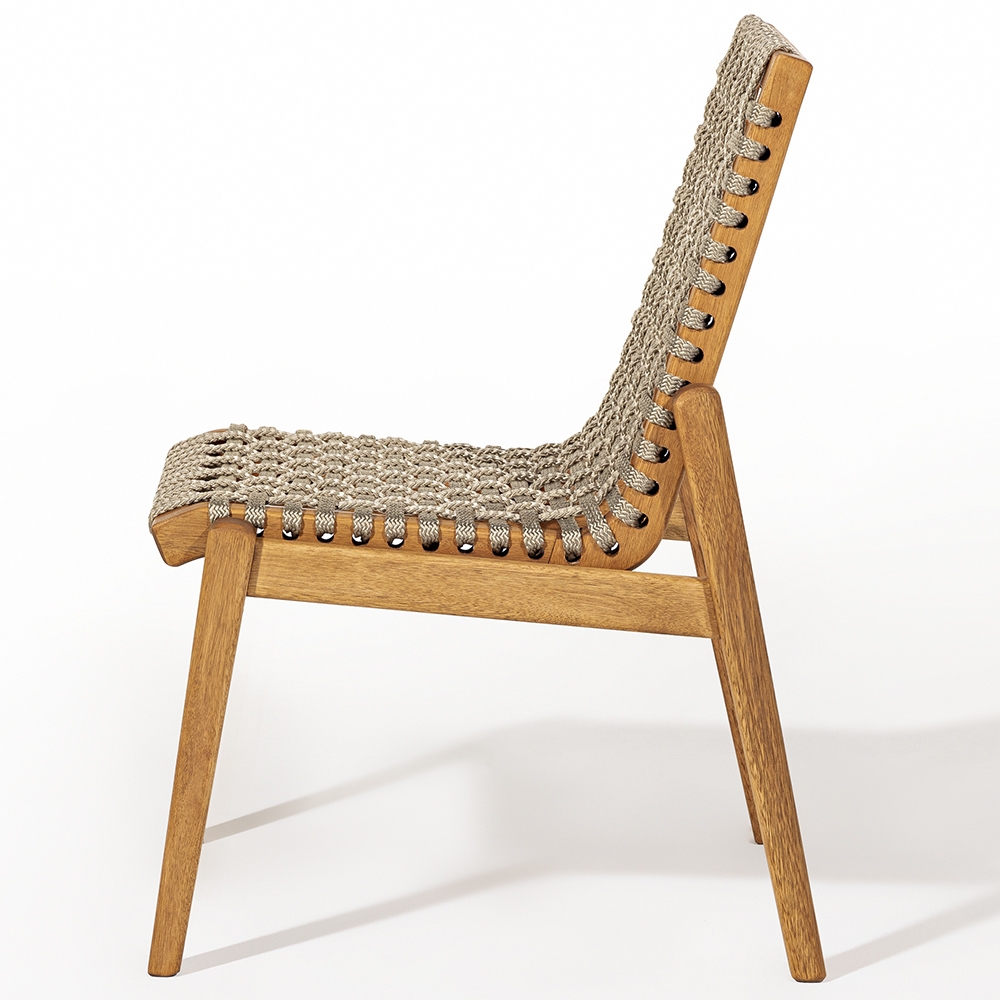 Cadeira Madeira Área Gourmet Kit 6 Tenza Jatobá/Rami C17 - Mpozenato