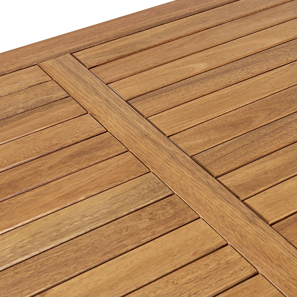 Mesa Madeira 180cm 2 Bancos Gourmet Tenza Jatobá/Areia C17 - Mpozenato