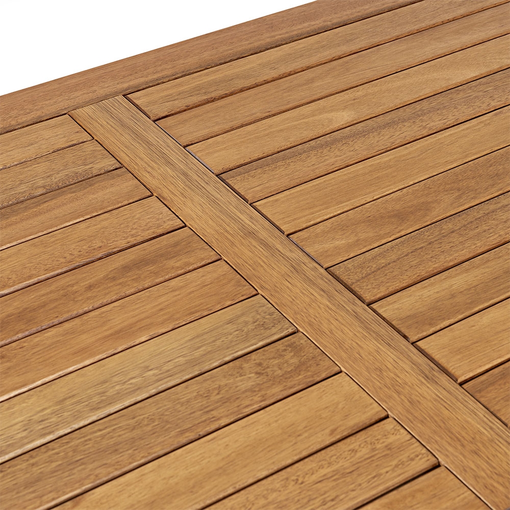 Mesa Madeira 180cm 2 Bancos Gourmet Tenza Jatobá/Preta C17 - Mpozenato