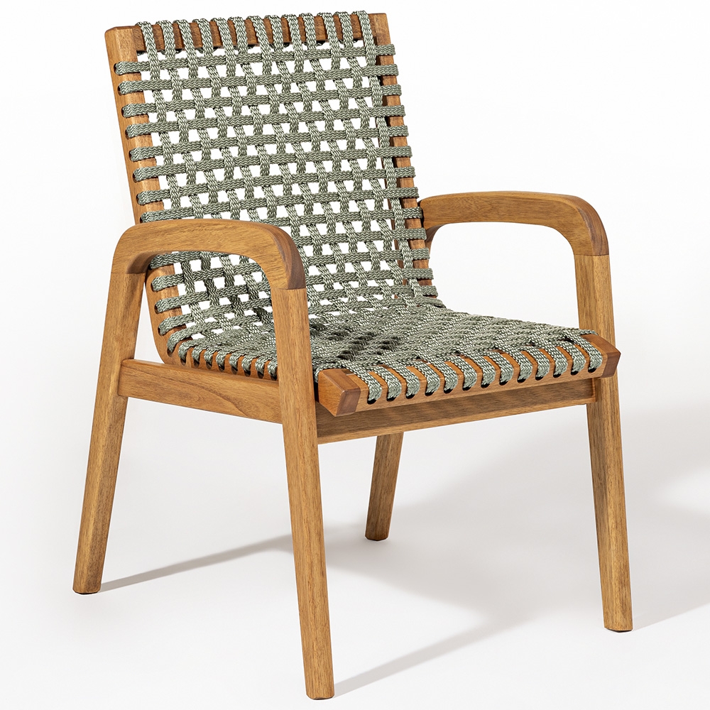 Mesa Madeira 180cm 2 Cadeiras e 2 Bancos Tenza Jatobá/Verde Olivia C17 - Mpozenato