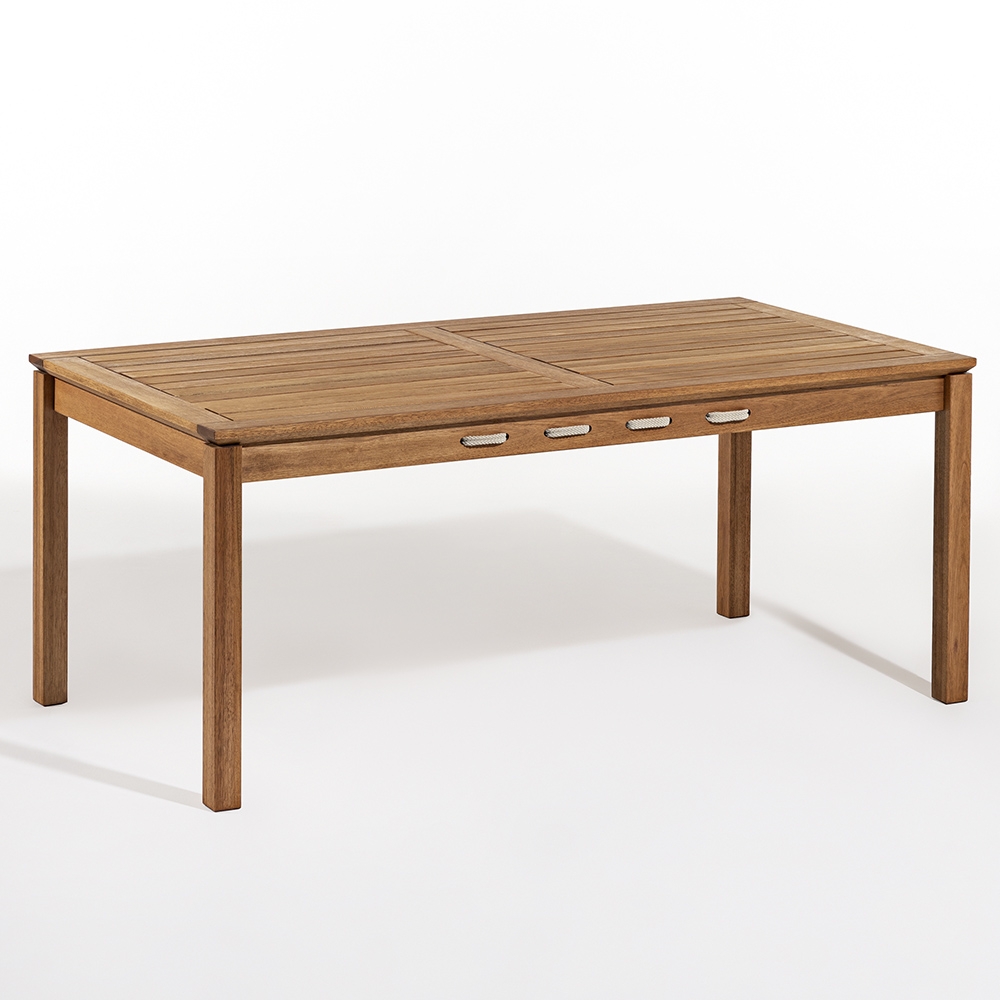 Mesa Madeira 180cm 6 Cadeiras Gourmet Tenza Jatobá/Areia C17 - Mpozenato