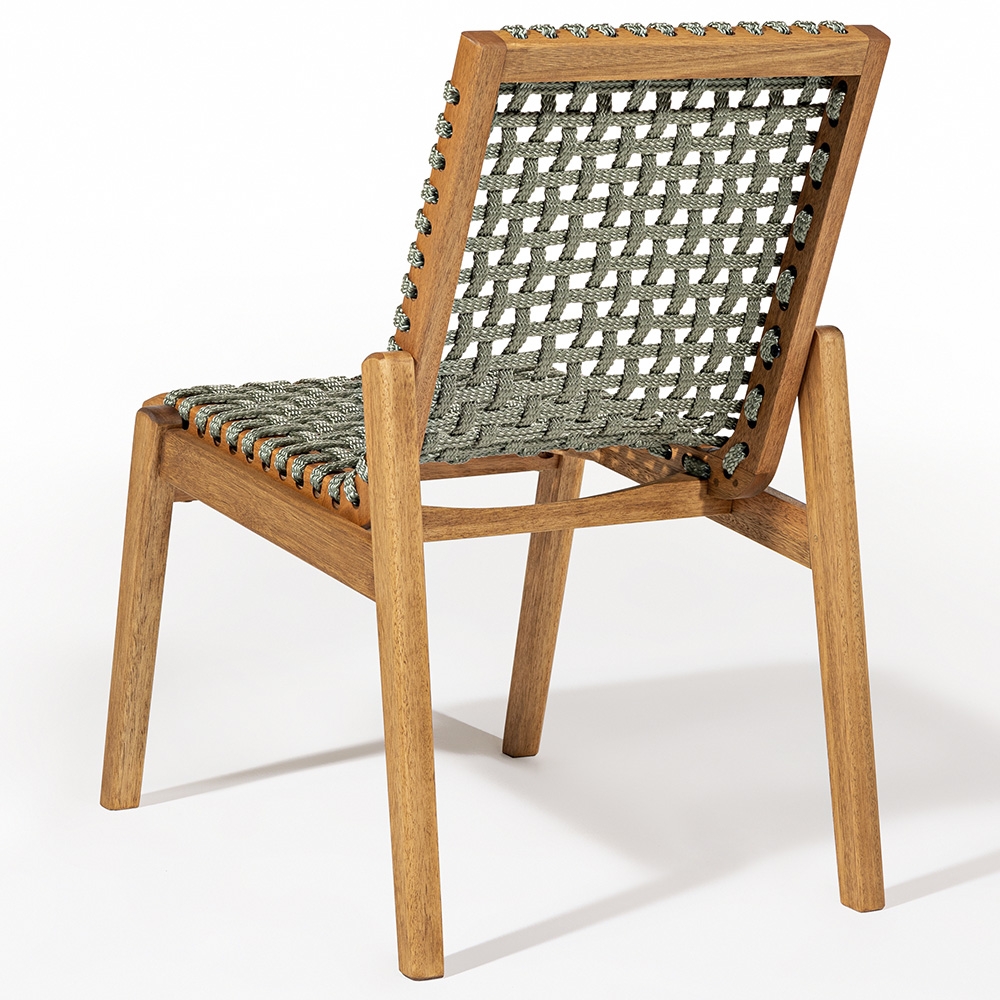 Mesa Madeira 180cm 6 Cadeiras Gourmet Tenza Jatobá/Verde Olivia C17 - Mpozenato