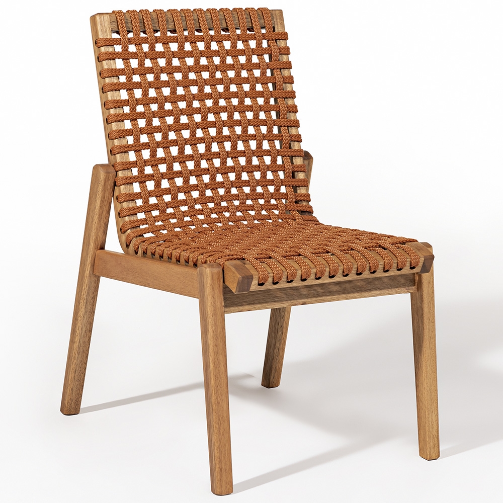 Mesa Madeira 180cm 4 Cadeiras e 1 Banco Gourmet Tenza Jatobá/Ocre C17 - Mpozenato