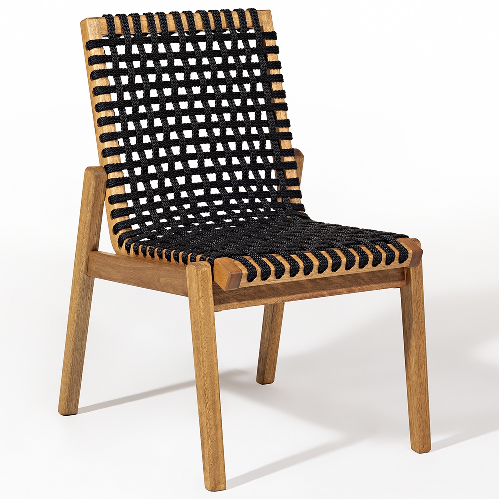 Mesa Madeira 180cm 4 Cadeiras e 1 Banco Gourmet Tenza Jatobá/Preta C17 - Mpozenato