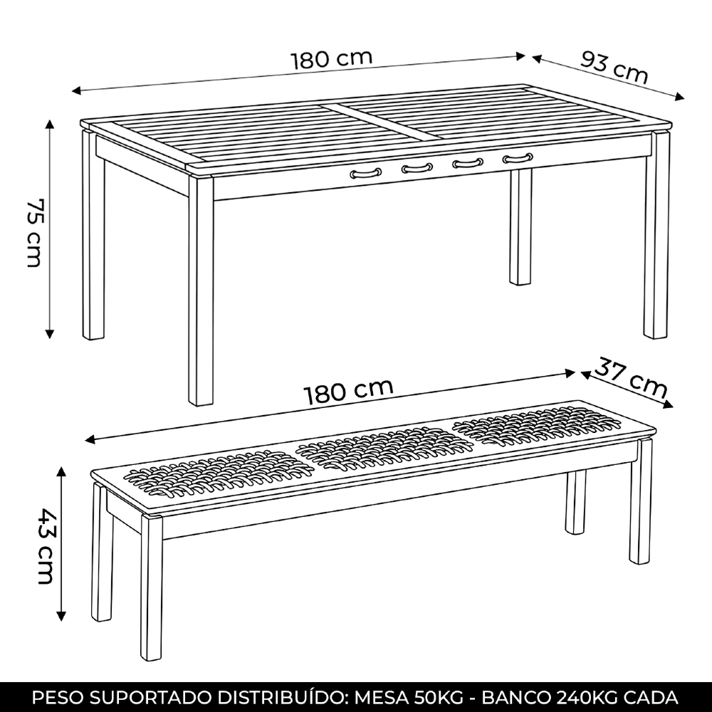 Mesa Madeira 180cm 4 Cadeiras e 1 Banco Gourmet Tenza Jatobá/Verde Olivia C17 - Mpozenato